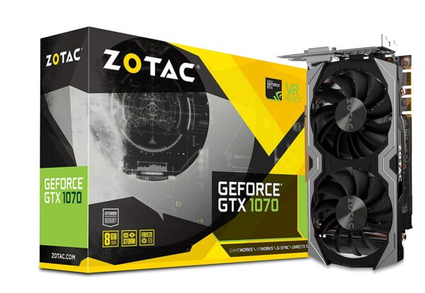 11 ZOTAC GeForce GTX 1070 Mini 8GB GDDR5 VR Ready Super Compact Gaming Graphics Card (ZT-P10700G-10M)