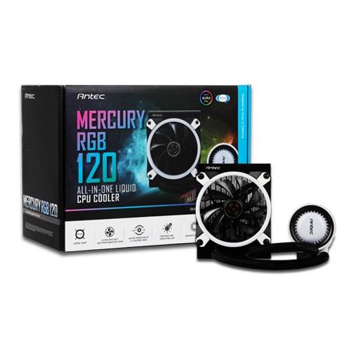 12 Antec Cpu Liquid Cooling Mercury 120 Rgb