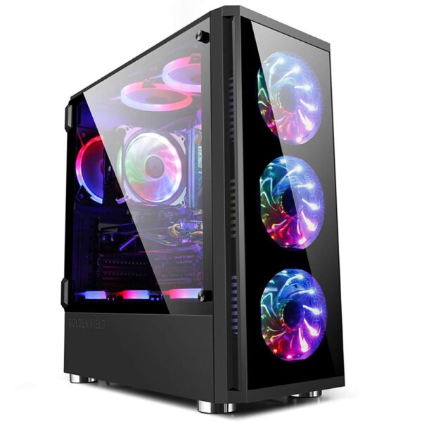 GOLDEN FIELD Z20 Computer Case ATX Gaming PC Case E-