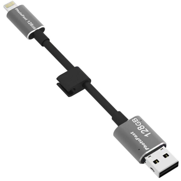 13 Photofast MEMORIES CABLE 128 GB W/ADP