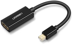 14 Ugreen Mini Dp To Hdmi Female Converter Cable (genuine)