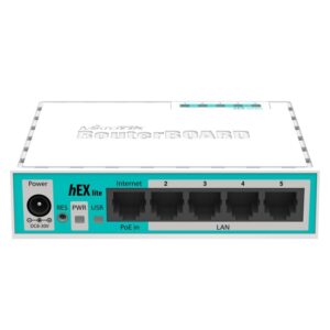14 Microtik Rb750r2 Hex Lite With 850mhz Cpu, 64mb Ram 1 Year Warranty