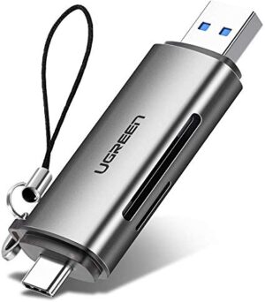 15 ugreen USB-C +USB 3.0 TF/SD Card Reader