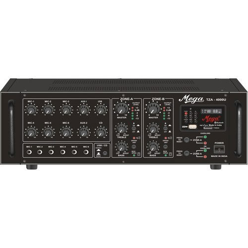 Mega Tza-4000u Power Amplifier With Bluetooth, Usb, 300 Watt