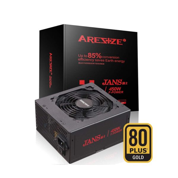 18 GOLDEN FIELD ARESZE 450W Semi Modular 80 Plus Bronze Power Supply