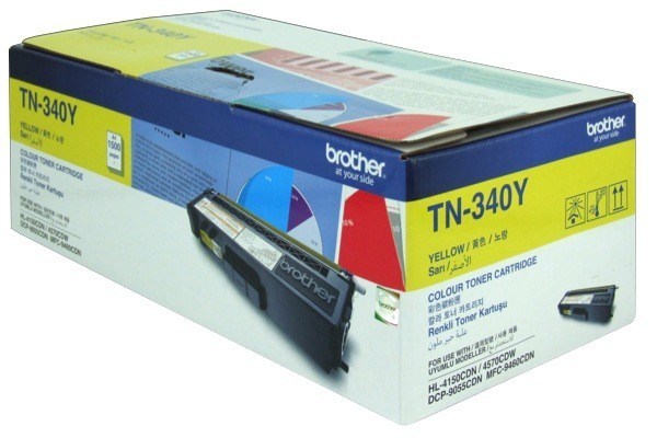Brother Color Cartridge Tn-340y (genuine)