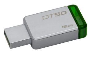 21 Kingston 16GB USB 3.0 Data Traveler 50, 30MB/s Read, 5MB/s Write (DT50/16GB
