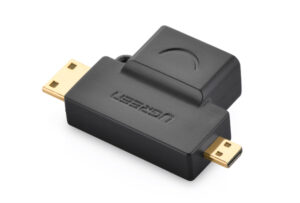 25 Ugreen Micro Hdmi + Mini Hdmi Male To Hdmi Female Adapter