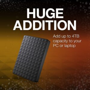 Seagate STEA4000400 4TB Expansion External hdd with 1 yr warranty