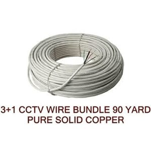 25 Cctv Cable 3+1 Pure Copper (90yard Roll) 1 Year War