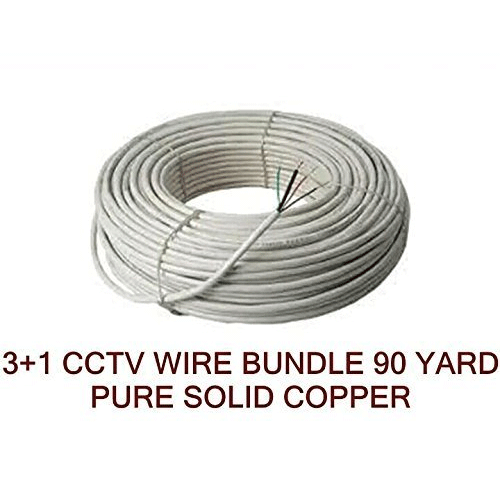 25 Cctv Cable 3+1 Pure Copper (90yard Roll) 1 Year War