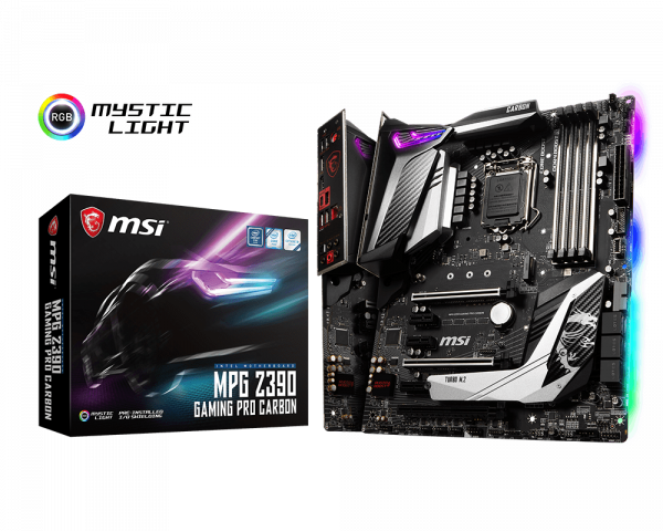25 Msi Mpg Z390 Gaming Pro Carbon Lga1151 (intel 8th And 9th Gen) M.2 Usb
