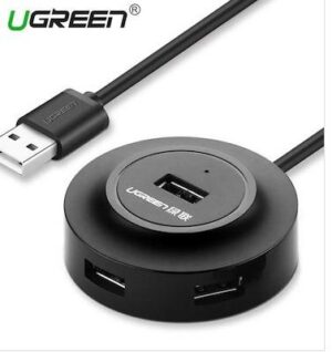 36 ugreen USB 2.0 4 PORTS HUB with 1 Mtr Cable