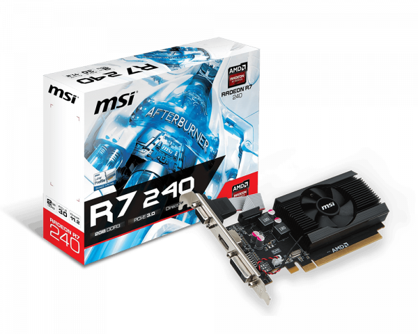 Msi-motherboard R7 240 2gd3 64b Lp