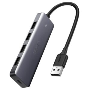 Ugreen 4 Ports Usb 3.0 Hub With Type-c Usb 3.1 Otg Adapter Converter