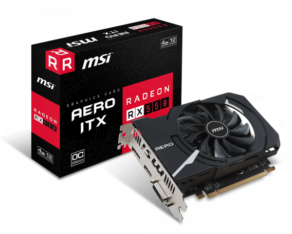 37 Msi Motherboard Radeon Rx550 Aero Itx 4g Oc