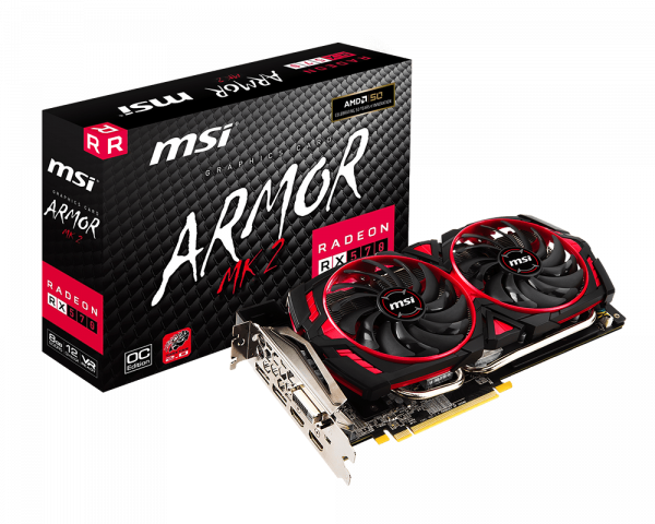 Msi Radeon RX 570 Armor MK2 8G OC graphic cards