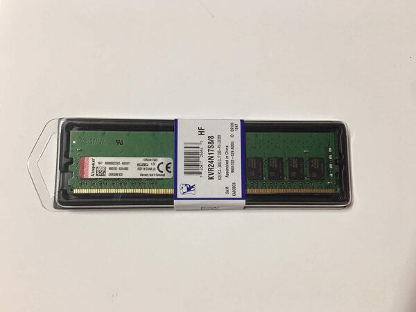 4 Kingston ValueRAM 8GB 2400MHz DDR4 Non-ECC CL17 DIMM 1Rx8 Desktop Memory (KVR24N17S8/8)