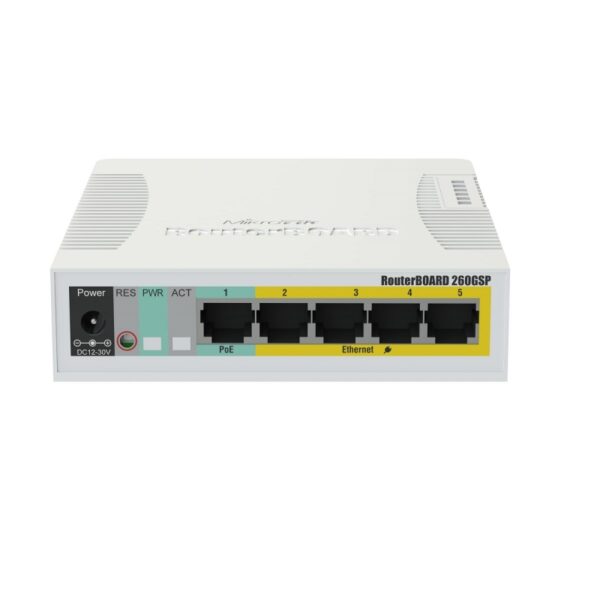 Mikrotik Cloud Smart Switch Rb260gsp (css106-1g-4p-1s)