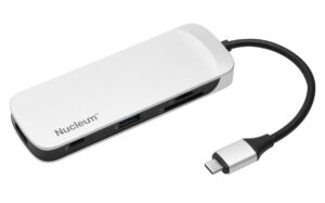 41 Kingston Nucleum USB C Hub, 7-in-1 Type-C Adapter Hub Connect USB 3.0, 4K HDMI, SD and MicroSD Card, USB Type-C Charging for MacBook, Chromebook, and Other USB Type-C Devices