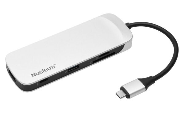 41 Kingston Nucleum USB C Hub, 7-in-1 Type-C Adapter Hub Connect USB 3.0, 4K HDMI, SD and MicroSD Card, USB Type-C Charging for MacBook, Chromebook, and Other USB Type-C Devices