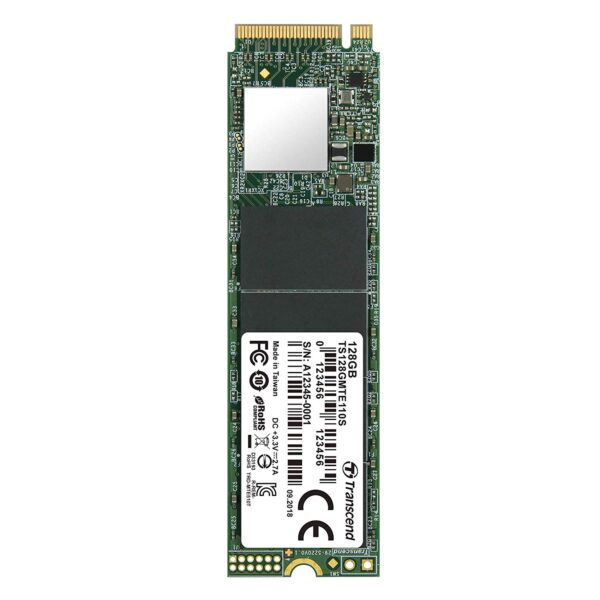 Transcend 128GB Nvme PCIe Gen3 X4 MTE110S M.2 SSD Solid State Drive TS128GMTE110S