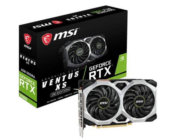 49 MSI GeForce RTX 2060 Ventus XS 6G OCV1 GDDR6 Gaming Graphic Card