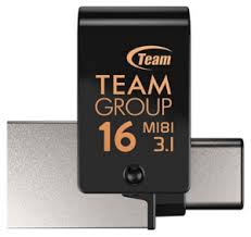 50 Team Usb 3.1 Pen Drive Otg Usb Typec M181, 16gb 1 Year Warrarnty