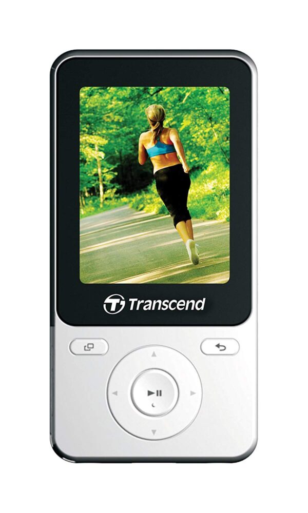 53 Transcend 8GB MP710 Digital Music Player w/FM Radio, G-Sensor Step Counter - White Edition