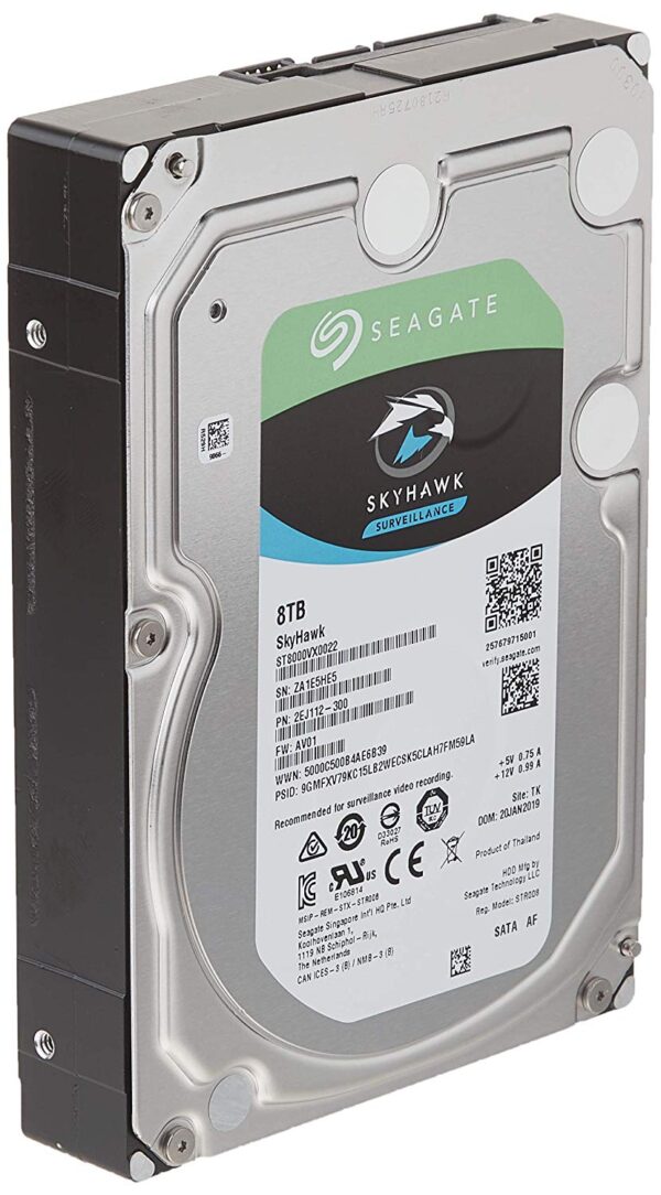 Seagate ST8000VX0022 8TB SKYHAWK hdd with 1 yr warranty
