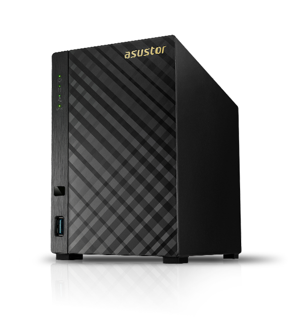 Asustor AS1002T v2, Marvell Armada 1.6GHz Dual-Core, Personal Cloud (2 Bay Diskless NAS)