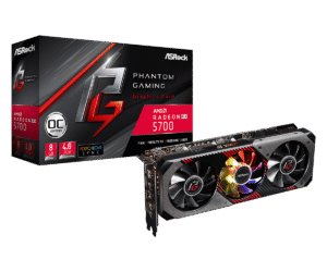 11 Asrock Radeon RX 5700 Phantom Gaming D 8G OC fan with 3 yr. warranty