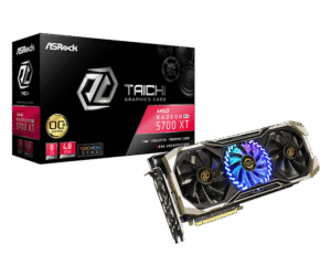13 Asrock Radeon RX 5700 XT Taichi X 8G OC+ fan with 3yr. warranty