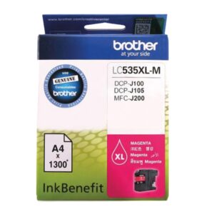 13 Brother Color Cartridge Ink Lc-535xlm (genuine)