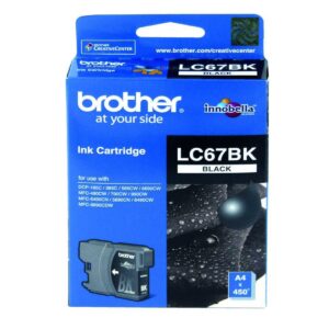 Brother Inkjet Cartridge Black Lc-67bk(genuine)