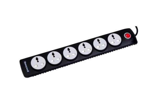 Honeywell 6 Socket + USB Surge Protector