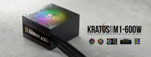 26 Gamdias KRATOS M1 600B Bronze power supply with 2 yr. warranty