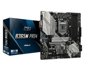 Asrock B365M Pro4 motherboard with 3 yr warranty