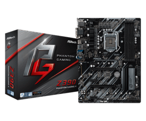 4 Asrock Z390 Phantom Gaming 4 motherboard with 3 yr warranty