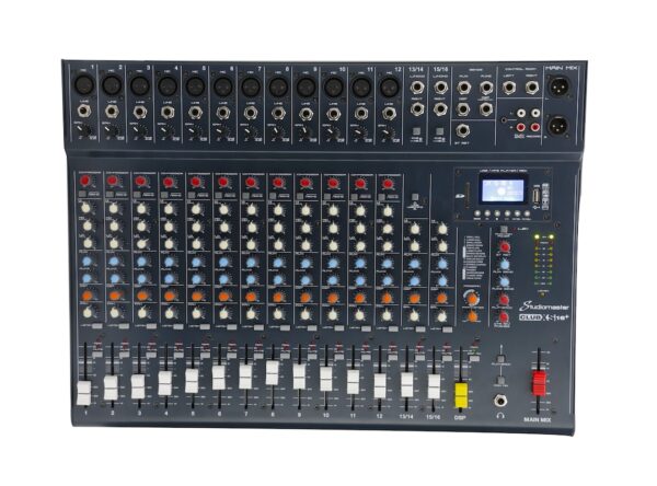 4 Studiomaster Club XS 16+ 12 Mic Channels With 3 Band EQ