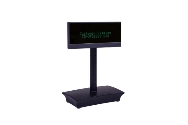 43 Zonerich ZQ-VFD2600 2-Lines Customer Display with Small Stand