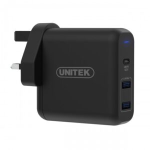 Unitek 60W USB-C PD 3-port Wall Charger Type P1103A