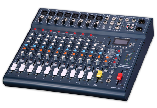 Studiomaster Club Xs10r Mixer Bluetooth,10 Inputs 6 Mic,2 Mixer