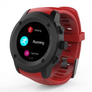 60 Xlab Worlds Exclusive Smart Watch With Gps ( Red ) Dw-028