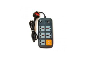 69 xLab XEC-512USB 5 Socket + USB Universal Power Extension Cord