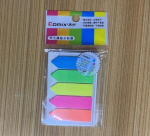 todo1 Comix Index Page Flags Neon Color Sticky Tabs (Multi-Color Set)