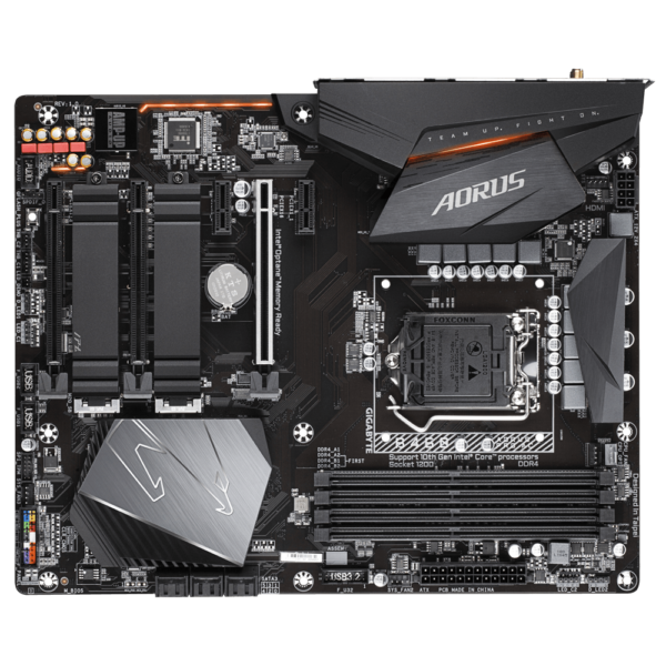 1000 (1) Gigabyte B460 Aorus Elite 1.0 10/11th Gen Motherboard Rgb Fusion 2.0