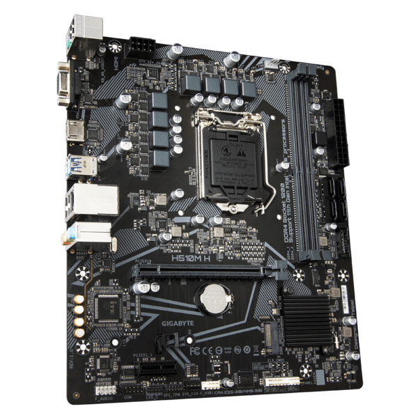 1000 (2) Gigabyte H510m H 1.0 Intel 10/11th Gen Supported Motherboard Pcie 4.0