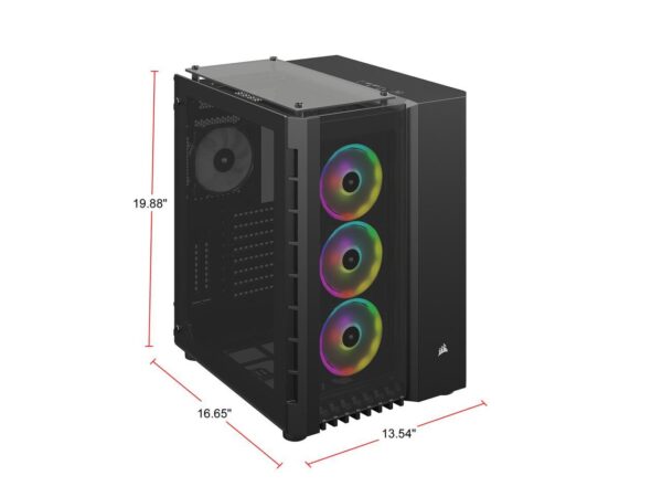 11-139-137-V90 Corsair Crystal Series 680x Rgb Atx High Airflow Smart Gaming Case