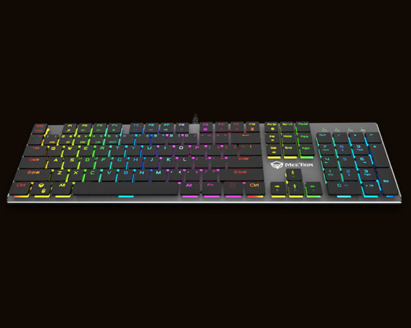 15821603841932 Meetion Ultra-thin Mechanical Keyboard Mk80 With 1yr Warranty